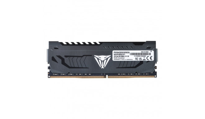 Patriot Memory Viper Steel PVS432G320C6 memory module 32 GB 1 x 32 GB DDR4 3200 MHz