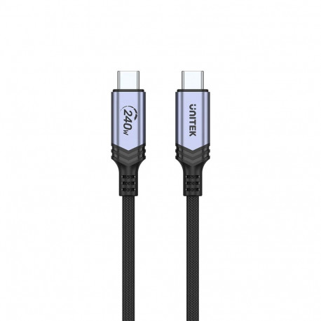UNITEK CABLE USB-C, 240W, 2M