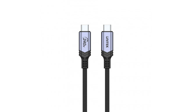 UNITEK CABLE USB-C, 240W, 2M