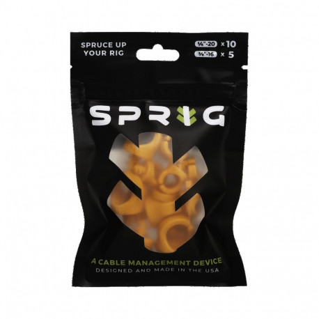 Sprig Orange Value pack 10x 1/4” Sprigs + 5x 3/8” Big Sprigs