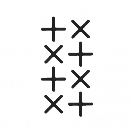 Polaroid magnetiline hoidik Star 8tk