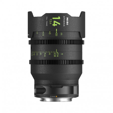 NiSi kinoobjektiiv Athena Prime 14mm T2.4 RF-mount