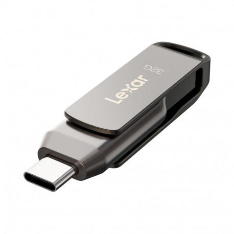 Lexar JumpDrive Dual Drive D400 Type-C/Type-C & Type-A, up to 100MB/s read (USB 3.1) 32GB