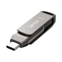 LEXAR JUMPDRIVE DUAL DRIVE D400 TYPE-C/TYPE-C & TYPE-A, UP TO 130MB/S READ (USB 3.1) 64GB