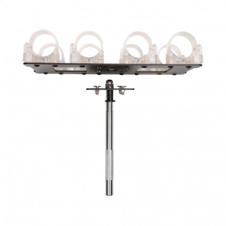 LEDGO klamber neljale Alta torule tihvtiga, läbipaistev