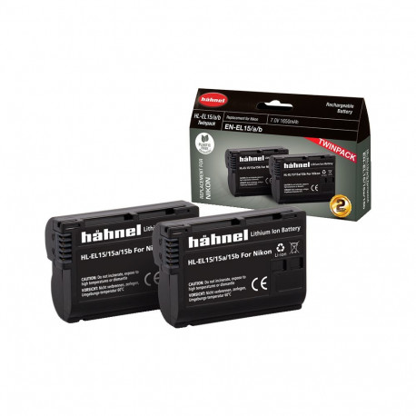 Hähnel Battery Nikon HL-EL15/15A/15B / EN-EL15A/B/C Twin Pack