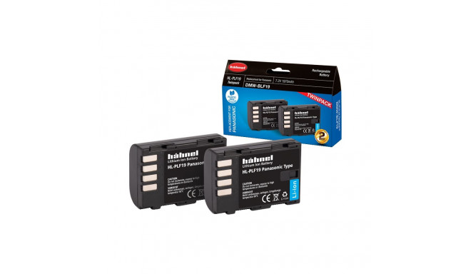 Hähnel Battery Panasonic HL-PLF19 / DMW-BLF19 Twin Pack