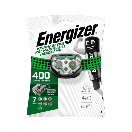 ENERGIZER VISION ULTRA RECHARGABLE HEADLIGHT