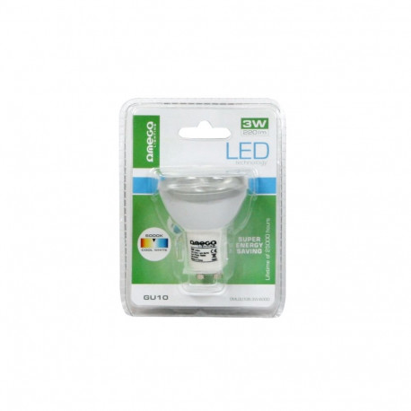 OMEGA LED SPOT LIGHT 6000K GU10 3W