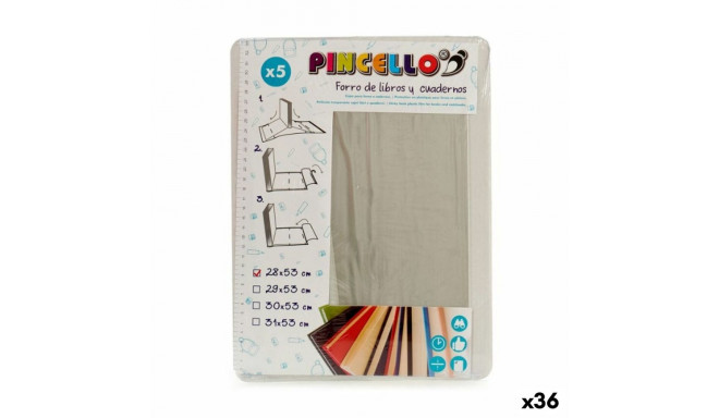 Adhesive Book Cover Pincello 1805001 Transparent