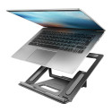 Axagon STND-L NOTEBOOK STANDAluminum stand for 10“ – 16“ notebooks. Four adjustable positions.