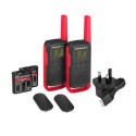 Motorola Talkabout T62 twin-pack + charger red