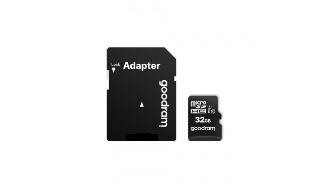 GoodRam memory card 32GB microSDHC cl. 10 UHS-I + adapter