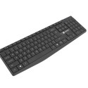 SET 2IN1 NATEC SQUID BLACK KEYBOARD + MOUSE US LAYOUT WIRELESS