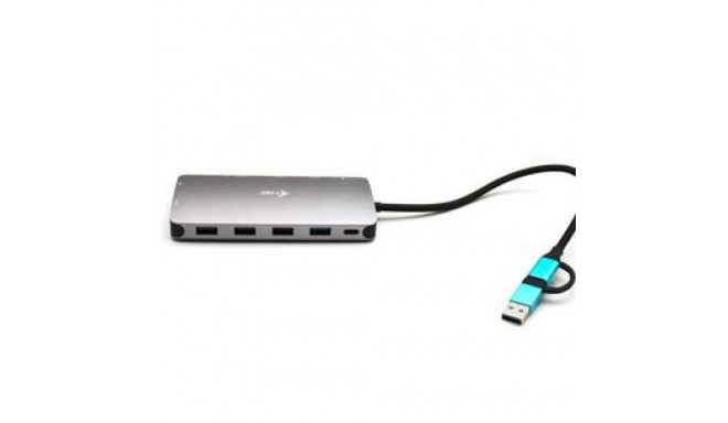 Docking Station USB 3.0/USB-C/Thunderbolt 3x Display Metal Nano Dock LAN +Power Delivery 100W