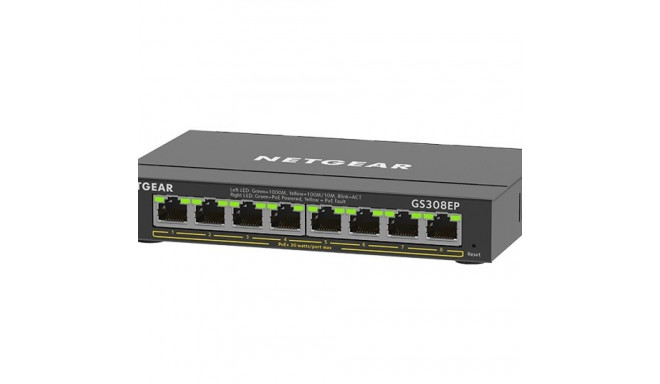 NETGEAR 8-Port Gigabit Ethernet PoE+ Smart Managed Plus Switch (GS308EP)

