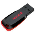 SanDisk mälupulk Cruzer Blade 32GB USB 2.0, must/punane