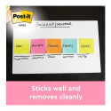 Post-it® Super Sticky Z-Notes, Carnival Colour Collection, 76 mm x 76 mm, 90 Sheets/Pad, 6 Pads/Pack