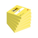 Märkmepaber 76x76mm POST-IT 654 neoonkollane 100 lehte