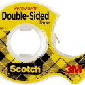 Adhesive tape with base SCOTCH, D136 12mm x 6.3m double-sided transparent