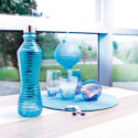 Bottle Quid Line Glass 1 L - Blue