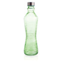 Bottle Quid Line Glass 1 L - Turquoise