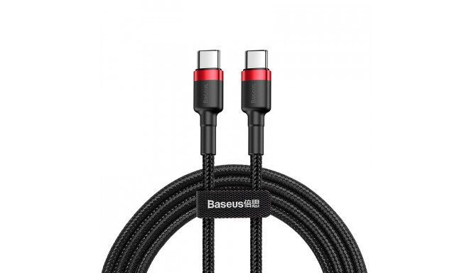 Baseus Cafule Cable USB-C PD 2.0 QC 3.0 60W 2m (Black+Red)
