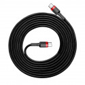 Baseus Cafule Cable USB-C PD 2.0 QC 3.0 60W 2m (Black+Red)