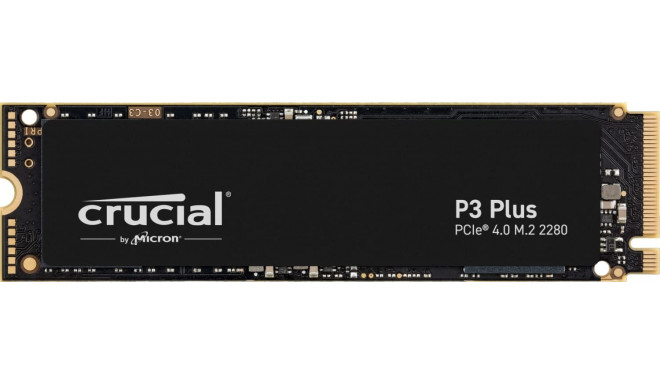 Crucial P3 Plus - 1TB - SSD - M.2, PCIe 4.0 x4