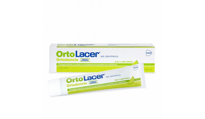 Toothpaste Lacer Ortodoncia Lime (125 ml)