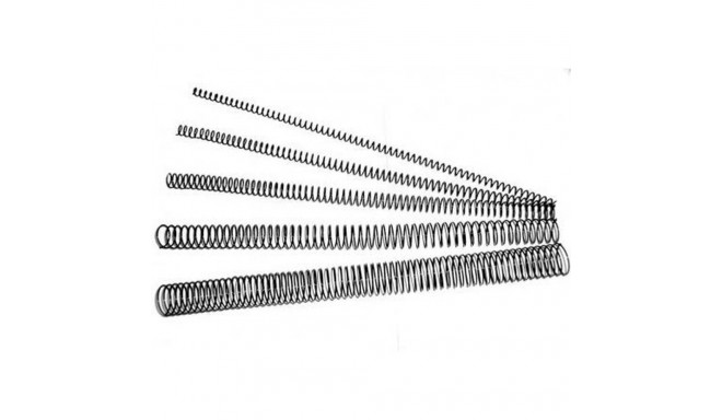 Binding Spirals DHP 5:1 100 Units Metal Black A4