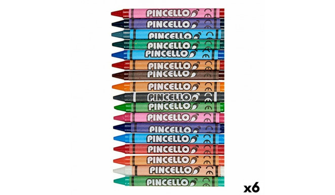 Coloured crayons Pincello 36C 36C Multicolour (6 Units)