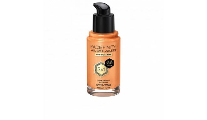 Crème Make-up Base Max Factor Face Finity All Day Flawless 3-in-1 Spf 20 Nº N84 Soft toffee 30 ml