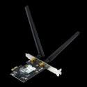 Asus PCE-AX3000 (802.11ax) AX3000 Dual-Band PCIe Wi-Fi 6 2 external antennas Bluetooth 5.0, WPA3 net
