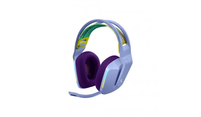 LOGITECH G G733 LIGHTSPEED Wireless RGB Gaming Headset Headset full size 2.4 GHz wireless lilac