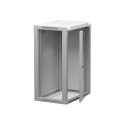 NETRACK 019-180-645-021 Netrack wall/hanging cabinet 19,18U/450 mm,glass door,grey,remov. side pan.