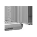 NETRACK 019-180-66-021 Netrack wall/hanging cabinet 19,18U/600 mm,glass door,grey,remov. side pan.