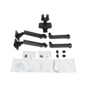 ERGOTRON LX Dual Side-by-Side Arm polished aluminium