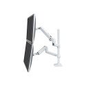 ERGOTRON LX DUAL Stacking Arm Tall Pole BWT