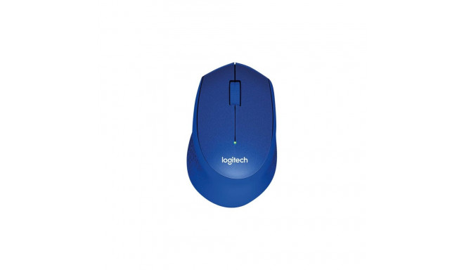 LOGITECH M330 SILENT PLUS hiir 3 nupuga juhtmevaba 2.4 GHz USB vastuvõtjaga sinine