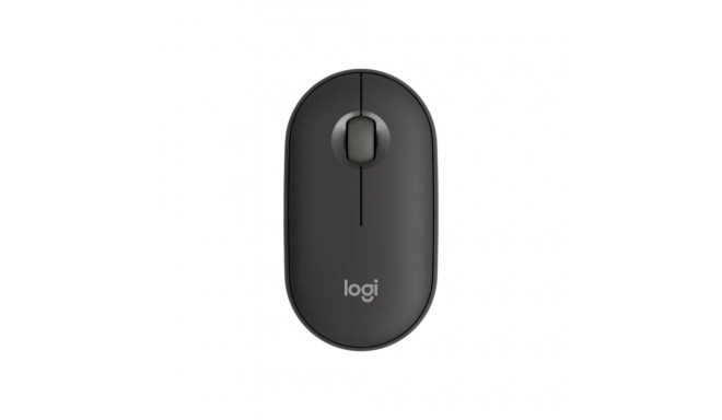 LOGITECH Pebble Mouse 2 M350s optiline 3-nupuline juhtmevaba Bluetooth 5.2 LE tooniline grafiit hiir