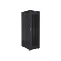 LANBERG free standing rack 19inch cabinet 42U 800x1000 mesh door LCD flat pack black