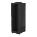 LANBERG rack cabinet 19inch free-standing 42U/800x800 self-assembly flat pack with mesh door black