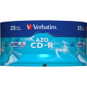 VERBATIM CD-R 80 min. 700 MB 52x 25-pack cakebox DataLife Plus, crystal surface