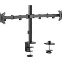 GEMBIRD MA-D2-01 Adjustable desk 2-display mounting arm 17-32inch up to 9 kg