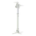 ART RAMP P-107W ART Holder P-107W, 47-76cm to projector white 15KG Mounting to the ceiling