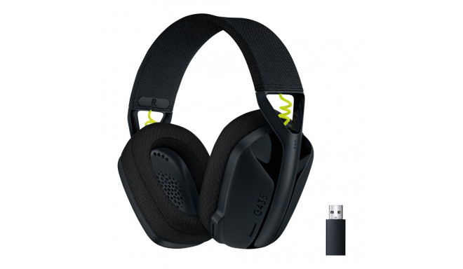 LOGITECH Lightspeed G435 Headset full size Bluetooth / 2.4 GHz radio frequency wireless black Discor