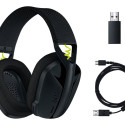 LOGITECH G435 LIGHTSPEED Wireless Gaming Headset - BLACK - EMEA