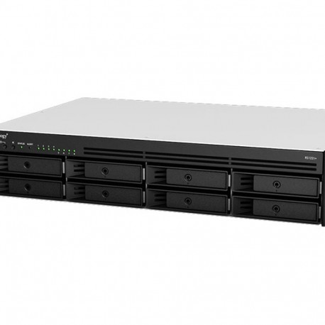 SYNOLOGY RS1221RP+ 8-Bay NAS-Rackmount AMD Ryzen V1500B quad-core 2.2 GHz 4GB DDR4 up to 32GB RJ-45