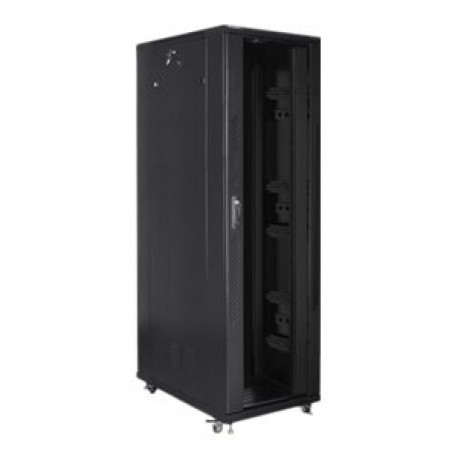 LANBERG FF01-8242-12B Lanberg vabaltseisev 19 riiul isekokku pandav lamedas pakendis 42U/ 800x1200 m